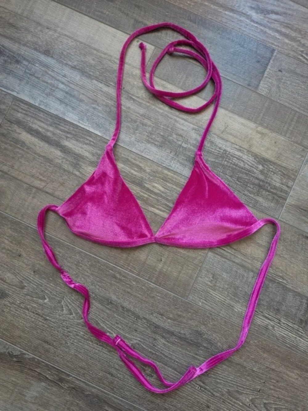 Zaful pink bikini top S New beach vacation